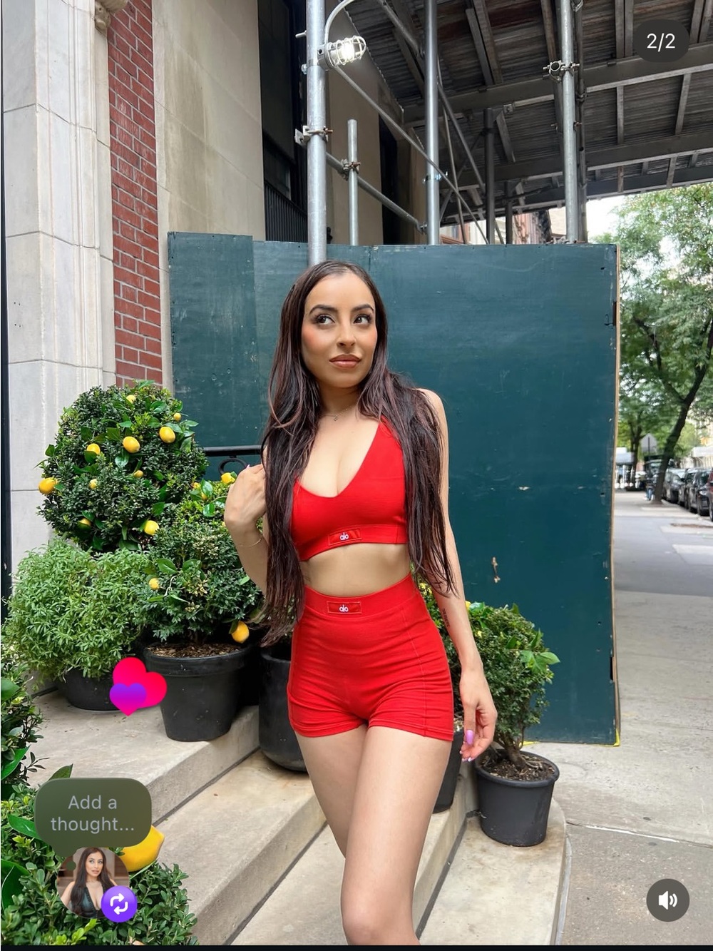 Alo yoga two piece set